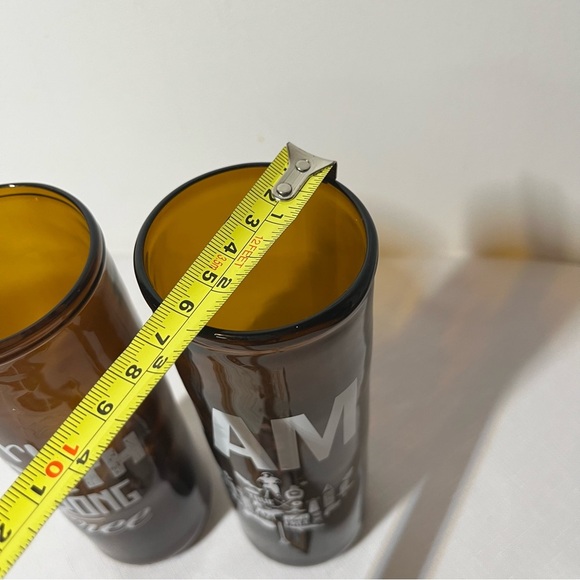 True North Strong Free Glass Set - made from recycled beer bottles. Great gift! - Picture 9 of 9